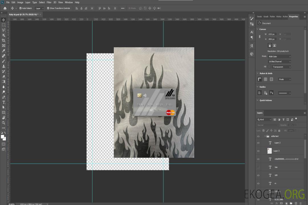 Slovaquie Tatra Banka mastercard gris photolook recto template